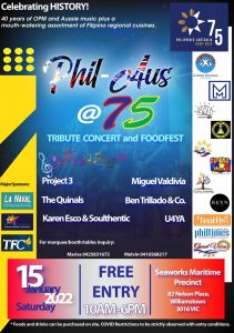 Phil Aus@75 TRIBUTE CONCERT and FOODFEST 211x300