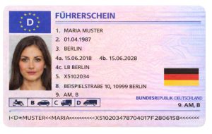 Germany driving license 300x190